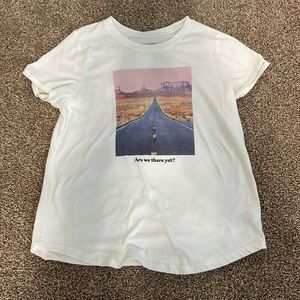 Short sleeve tee with print